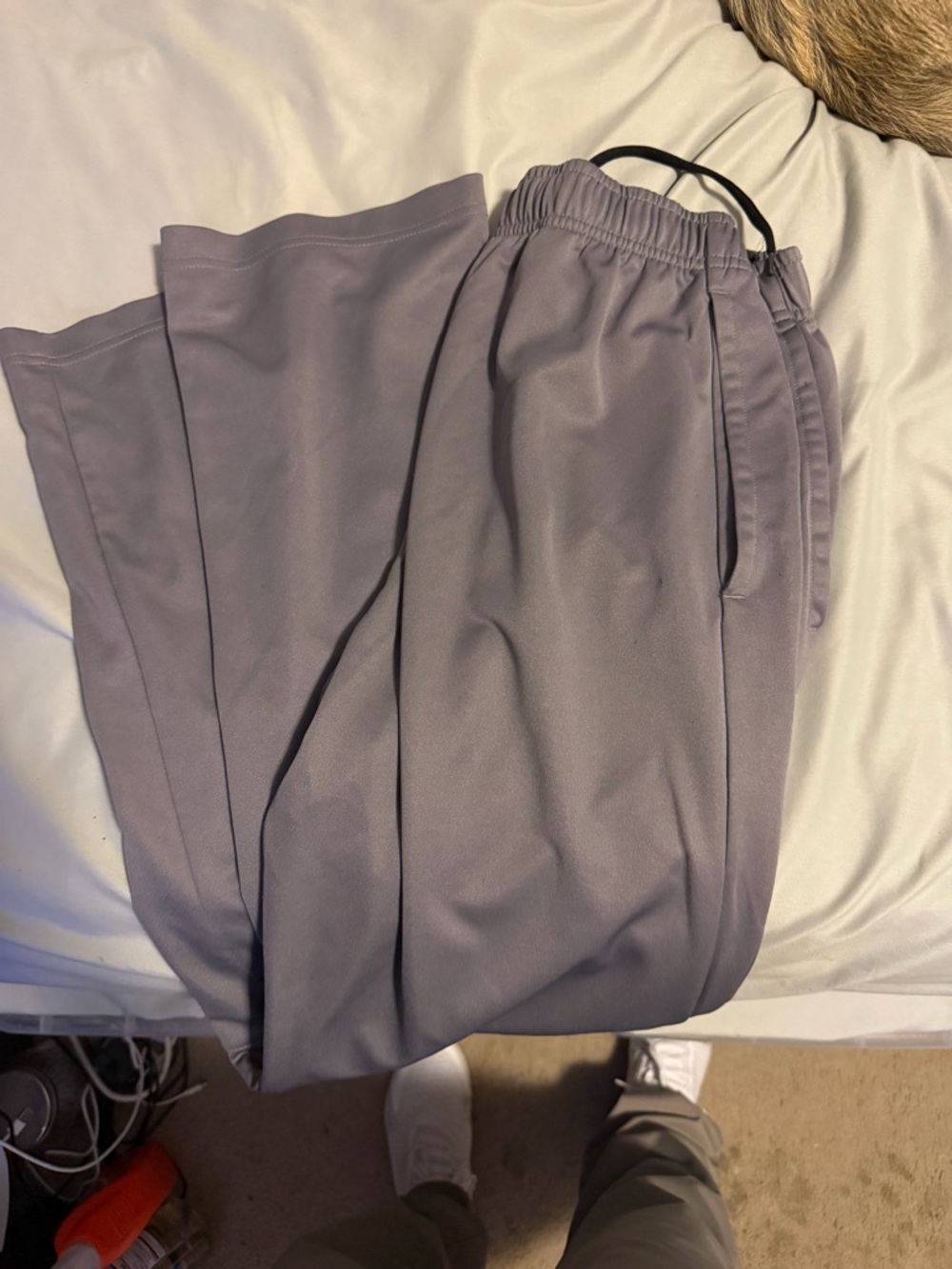 Nike Women's Straight-Leg Pants in Gray